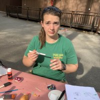 Staff Emma painting